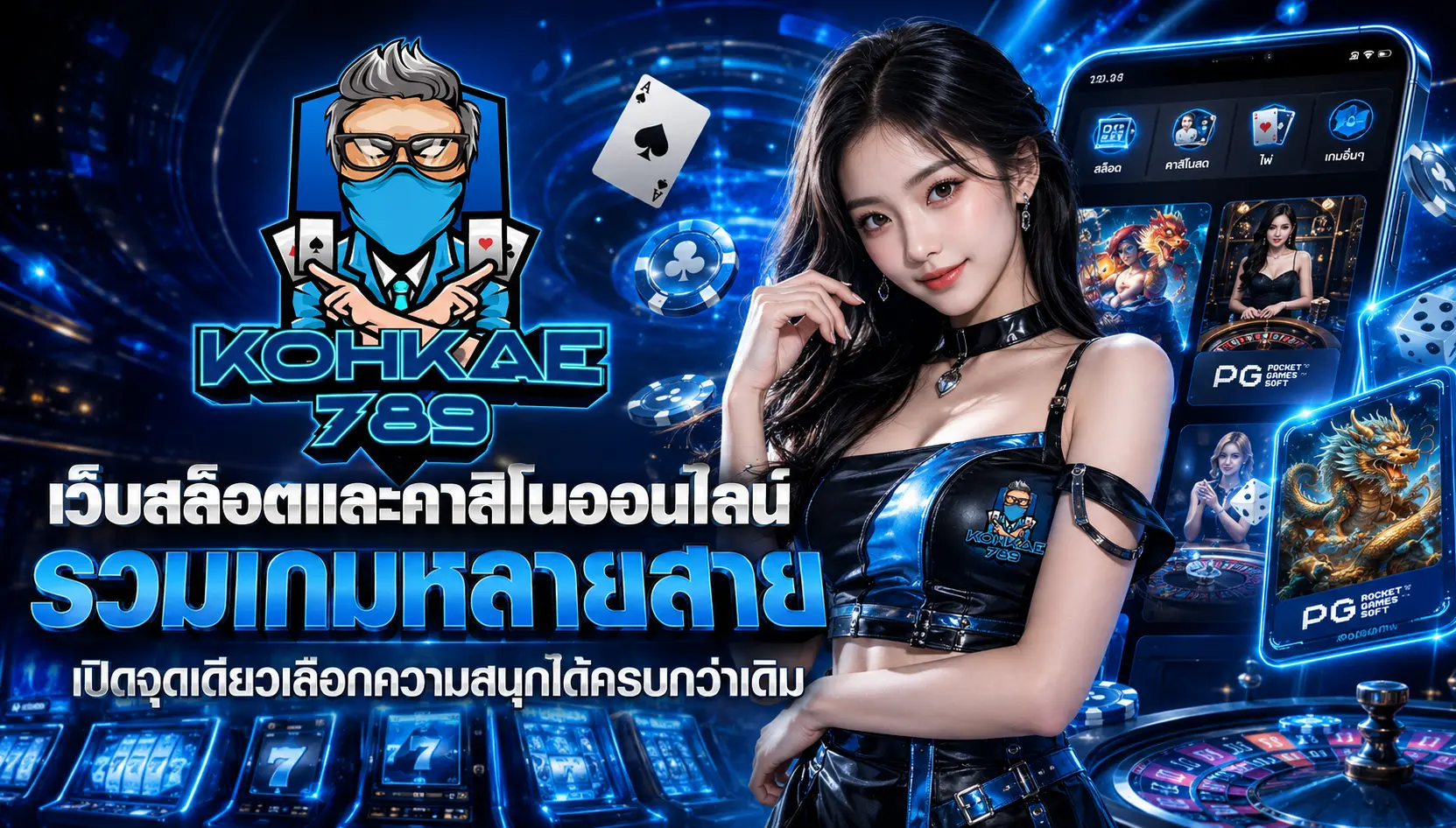 kohkae789 เว็บสล็อตและคาสิโนออนไลน์ รวมเกมหลายสาย เปิดจุดเดียวเลือกความสนุกได้ครบกว่าเดิม